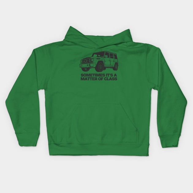 G Class 4X4 Kids Hoodie by bumblethebee